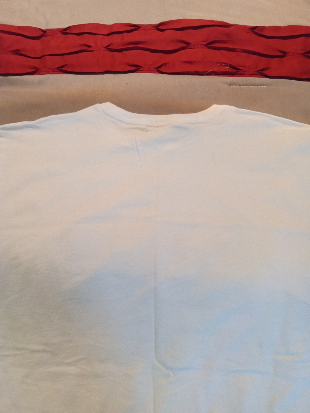 Men's White Cuba Graphic Short Sleeve Tee with Red & Navy Accents - Picture 5 of 5